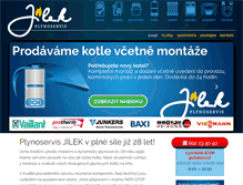 Tablet Screenshot of plynoservis-jilek.cz